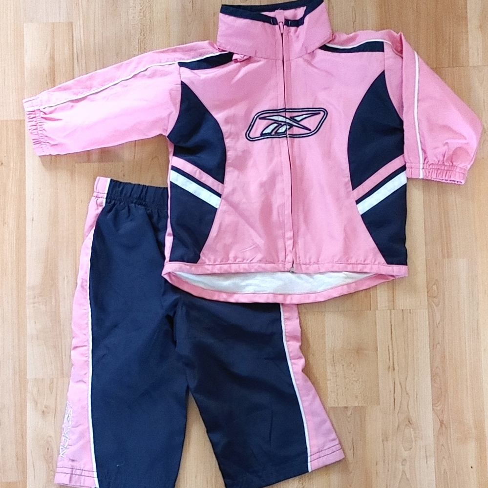Toddler Girls Reebok 2 Piece Set Jacket & Pants size 12 months